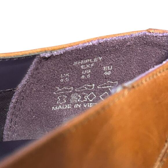 Hotter Comfort Shipley Loafers Women Size 8.5 Brown Leather Tassel Slip On Shoes - Picture 8 of 10